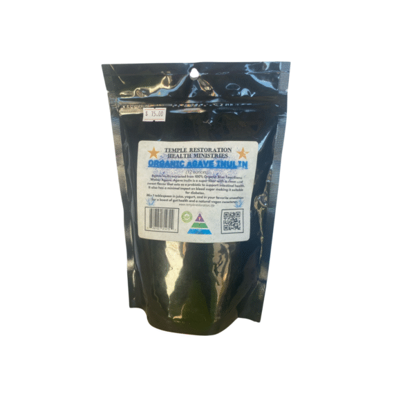 Organic Agave Inulin | 12 Oz | Temple Restoration Health Ministries