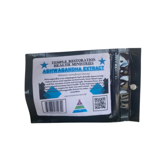 Ashwagandha Extract | 2 oz | Temple Restoration Health Ministries