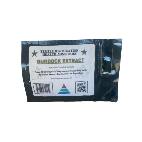 Burdock Extract | 2 oz | Temple Restoration Health Ministries