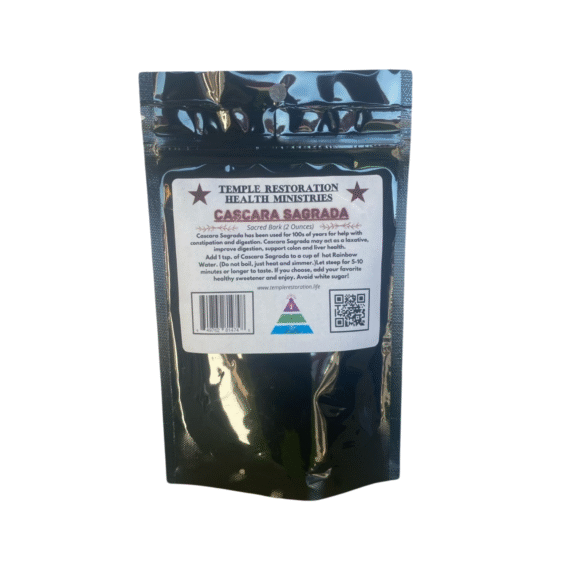 Cascara Sagrada | 2 oz | Temple Restoration Health Ministries
