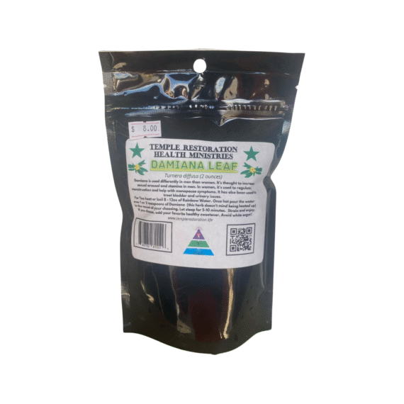 Damiana Leaf | 2 oz | Temple Restoration Health Ministries