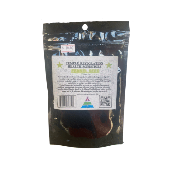 Fennel Seed | 2 oz | Temple Restoration Health Ministries