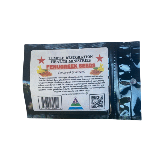 Fenugreek Seeds | 2 oz | Temple Restoration Health Ministries