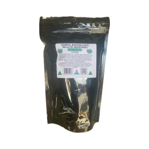 Green Sea Moss | Raw | 1/4 lb | Temple Restoration Health Ministries