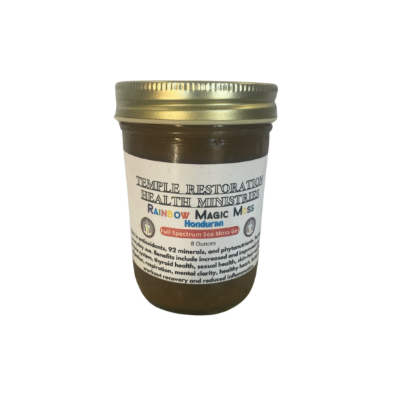 Rainbow Magic Moss: Alkaline Unity - Dr. Sebi Inspired Sea Moss Gel | Temple Restoration Health Ministries