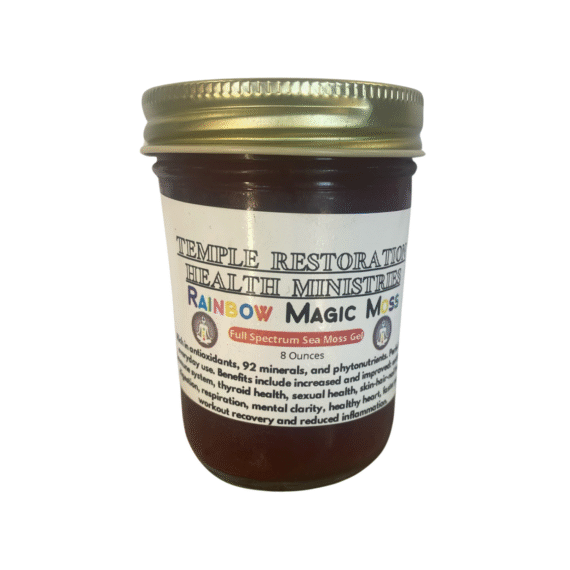 Rainbow Magic Moss: Wild Blueberry Blitz Sea Moss Gel | Temple Restoration Health Ministries