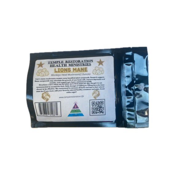 Lion’s Mane | 2 Oz | Temple Restoration Health Ministries