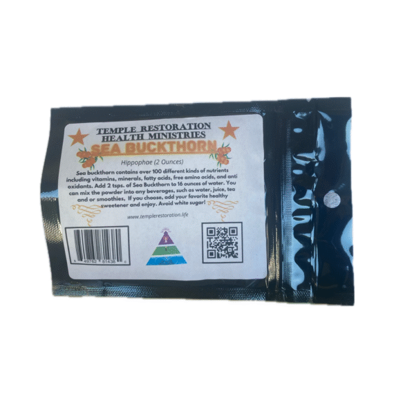 Sea Buckthorn | 2 oz | Temple Restoration Health Ministries